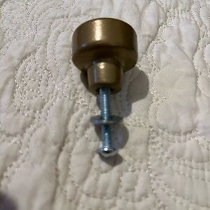 Cabinet knobs dark brushed gold